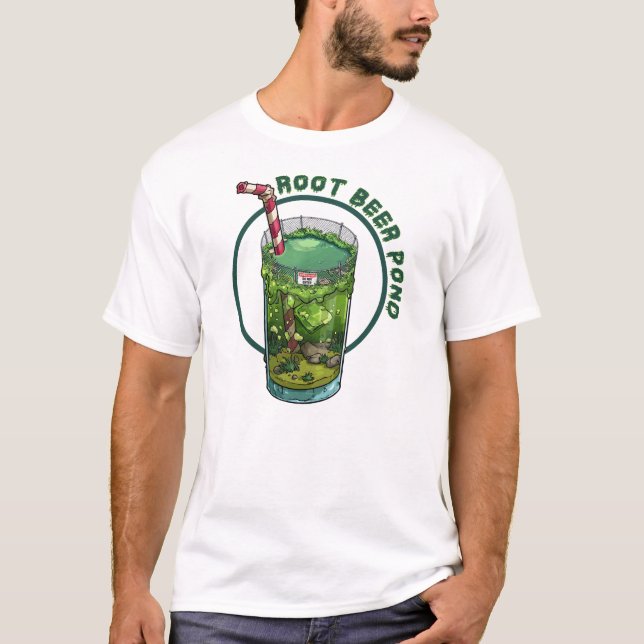 A Glass of Root Beer Pond T-Shirt (Front)