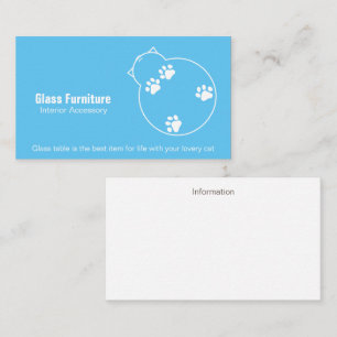A Glass Table Business Card