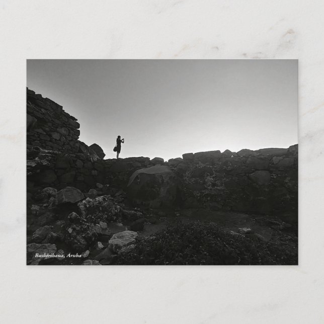  A Glimpse into the Past / Aruba  Postcard (Front)