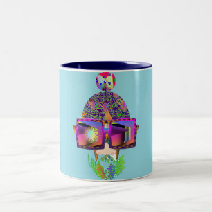 A Glint In My Lens Novelty Blue Two-Tone Coffee Mug