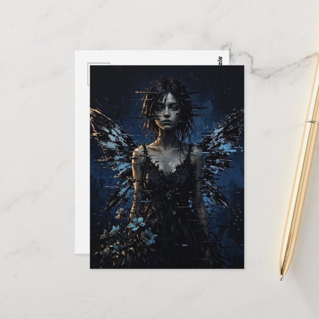 A Glitch Fairy  Postcard (Front/Back In Situ)