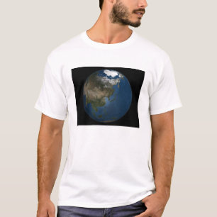 A global view over Asia with Arctic sea ice T-Shirt