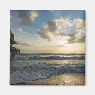 A Glorious Beach Morning Magnet