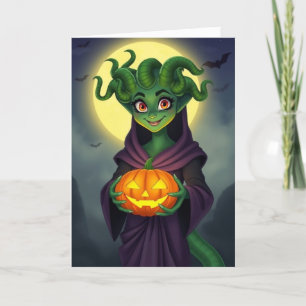 A Glowing Halloween Holiday Card