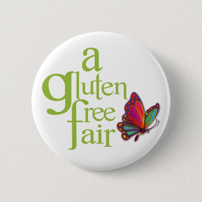 A Gluten-Free Fair Button (Front)