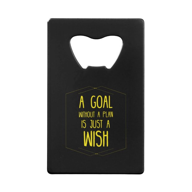 A goal without a plan inspirational quote (Front)