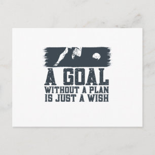 A Goal Without A Plan Is A Wish Postcard