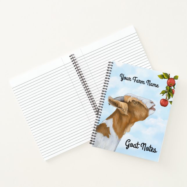 A Goat Notes Journal - Keep your goats straight (Inside)