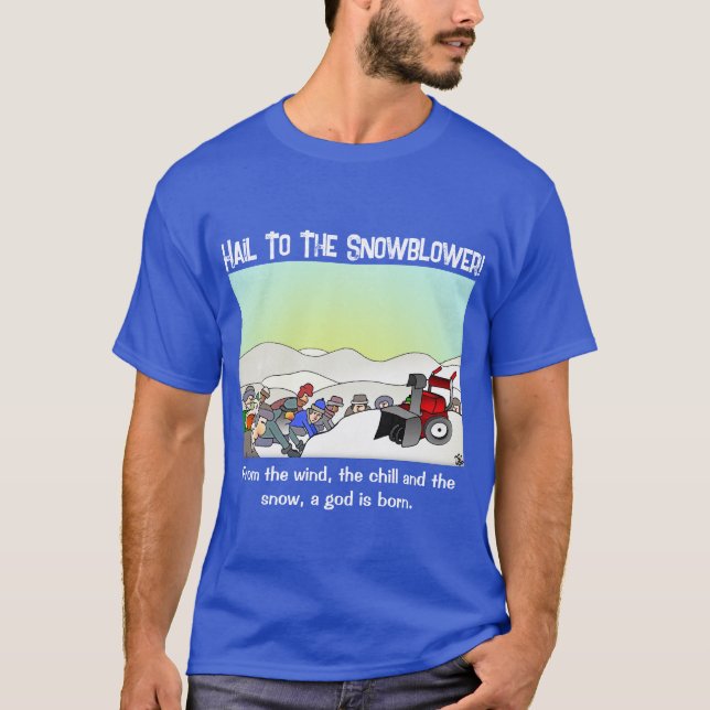 A God Is Born Men's Deep Royal T-Shirt (Front)