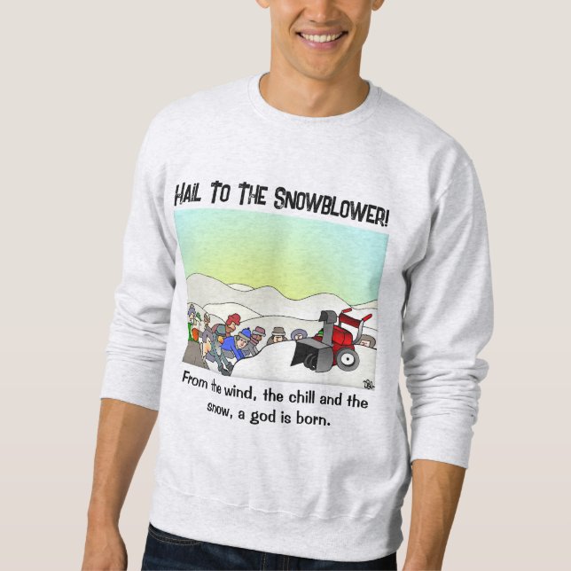 A God Is Born Men's Sweatshirt (Front)