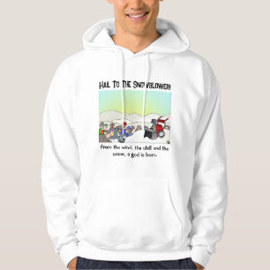A God Is Born Men's White Hoodie