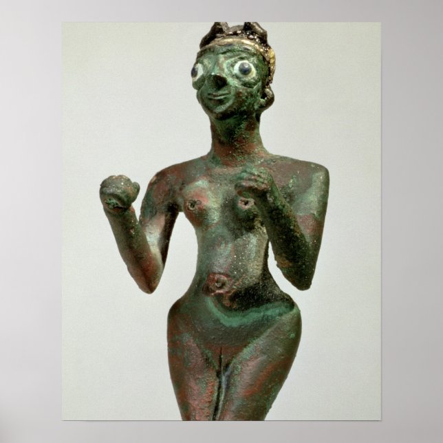A Goddess of Mari, Early Dynastic Period, c.25th-2 Poster (Front)