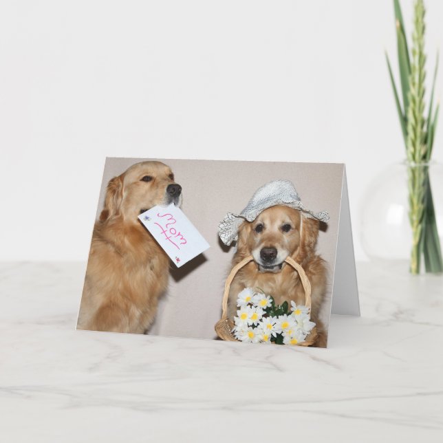 A Golden Mother's Day Card (Front)