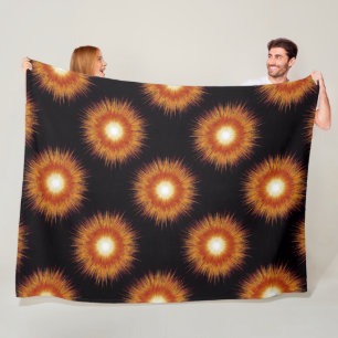 A Golden Sun 1 Fleece Blanket