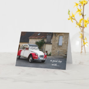 A Good Bye Wish Folded Greeting Card