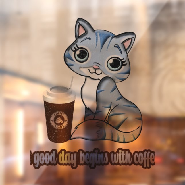 A Good Day Begins With Coffee | Cats And Coffee (Sheet 2)