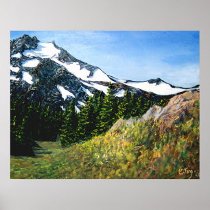 A good day in the Cascades Poster