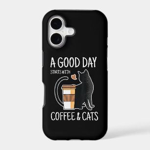 A Good Day Starts With Coffee And Cats Funny Cute
