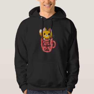A Good Day With Coffee And Cats Cat Coffee 1 Hoodie