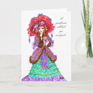 A good friend...-card card