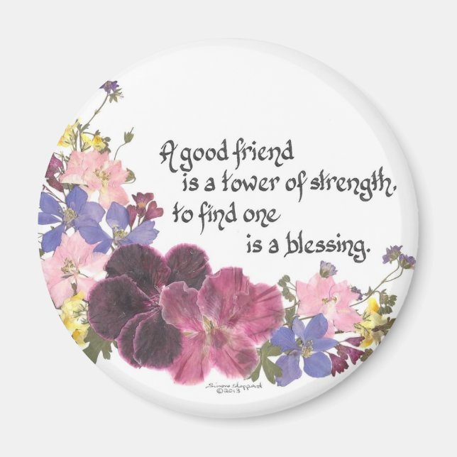 A good friend is a blessing magnet (Front)