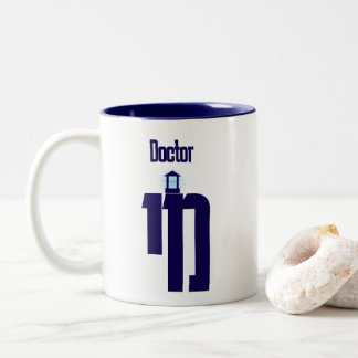 A GOOD JEWISH DOCTOR Two-Tone COFFEE MUG