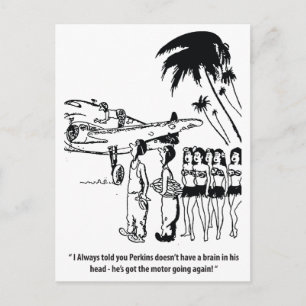 A Good Mechanic, Funny, Vintage Postcard