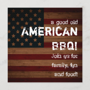A good old American BBQ! Invitation
