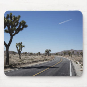 a good shaped street in the middle of the mouse pad