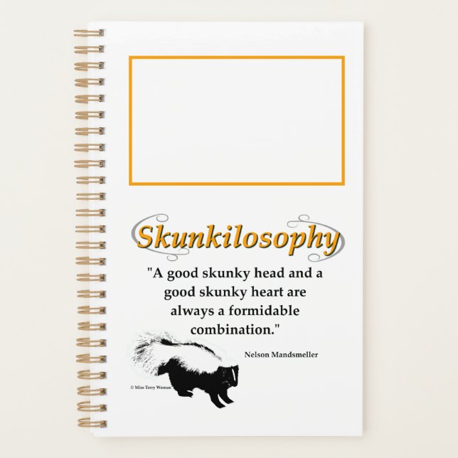 A good skunky head and a good skunky heart planner (Front)