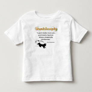 A good skunky head and a good skunky heart toddler T-Shirt
