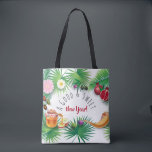 A Good & Sweet New Year! Holiday Rosh Hashanah Tote Bag<br><div class="desc">Happy Rosh Hashanah Jewish New Year Holiday symbols. Shana Tova! Hebrew Wishes text. Torah, Honey and apple, shofar, pomegranate, star of David, Palm Tree Leaves Vintage frame, Gold Honeycomb background, Rosh hashana, traditional fruits, floral frame, vintage, autumn, sukkot. Judaica. Hand Drawn Watercolor. Accessories > Bags & Wallets > Totes &...</div>