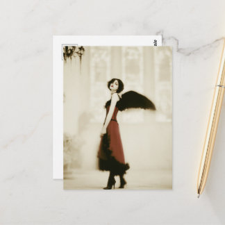 A gorgeous gothic angel postcard