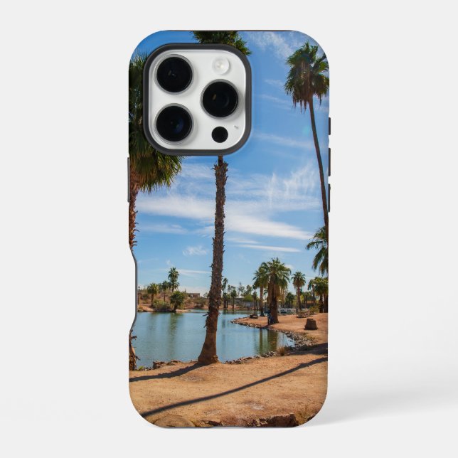 a gorgeous landscape at Papago Park iPhone Case (Back)