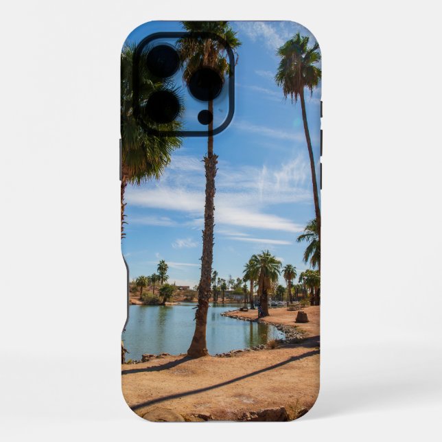 a gorgeous landscape at Papago Park iPhone Case (Back)