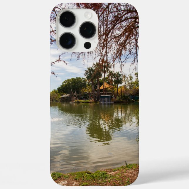 a gorgeous landscape at the Phoenix Zoo Case-Mate iPhone Case (Back)