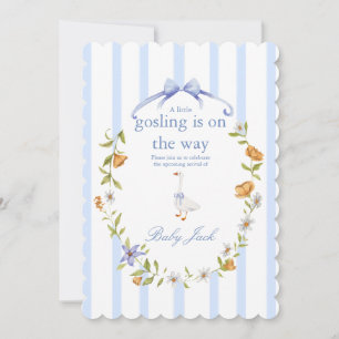 a gosling is on the way  invitation