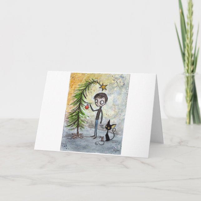 A Goth Christmas Holiday Card (Front)