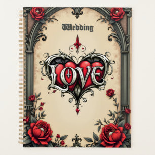 A gothic romance. An ornate, gothic-style Planner