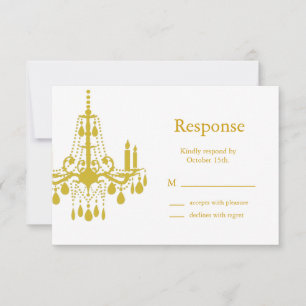 A Grand Ballroom RSVP (yellow) Card