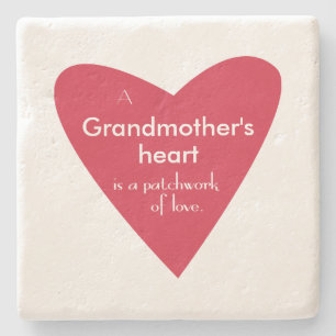 A Grandmother's Heart Stone Coaster