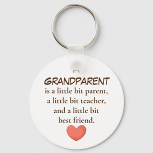 A Grandparent Is keychains