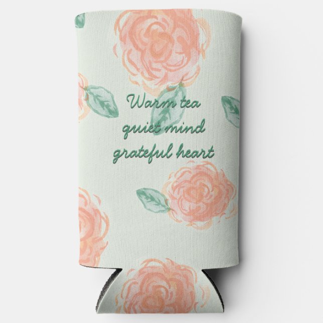 A Grateful heart... Seltzer Can Cooler (Front)