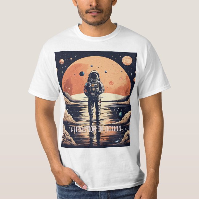 A gravity-inspired t-shirt design  (Front)