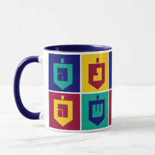 A Great Miracle Happened There! Hanukkah Dreidel Mug