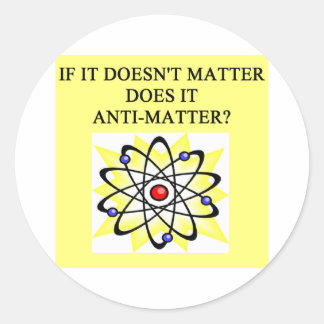 A Great Physics Design Classic Round Sticker