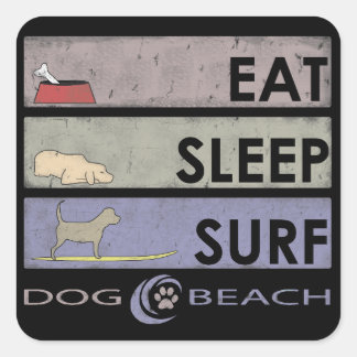 A great sticker for dog and beach lovers!