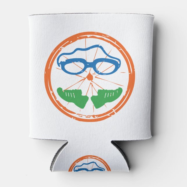 A great Triathlon gift for your friend or family Can Cooler (Front)