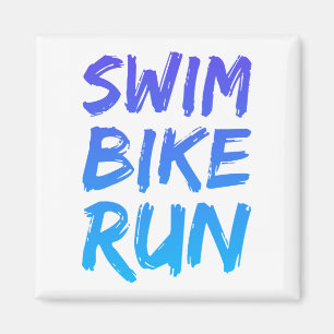 A great Triathlon gift for your friend or family m Magnet