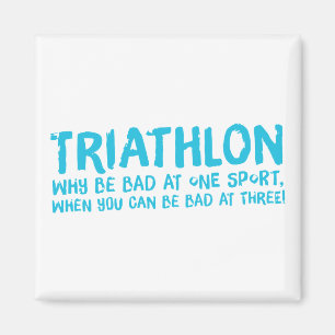 A great Triathlon gift for your friend or family Magnet
